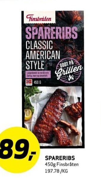 Bunnpris Spareribs tilbud