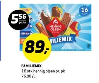 Bunnpris Hennig-olsen ispinner tilbud