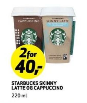 Bunnpris Starbucks iskaffe tilbud