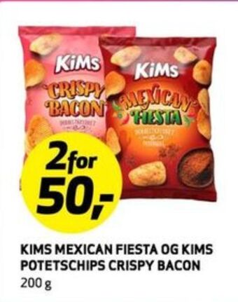 Bunnpris Kims chips tilbud