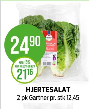 Kiwi Gartner salat tilbud