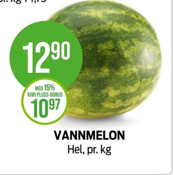 Kiwi Ukjent vannmelon tilbud