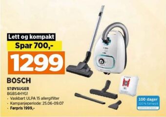 POWER Bosch støvsuger tilbud