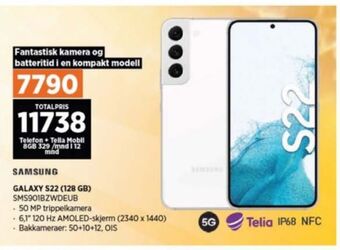 POWER Samsung galaxy s22 mobiltelefon tilbud