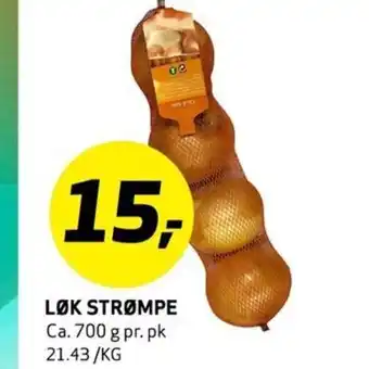 Bunnpris Løk Strømpe tilbud
