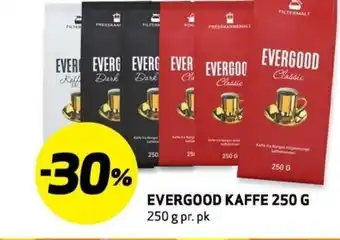 Bunnpris Evergood Kaffe 250 G tilbud