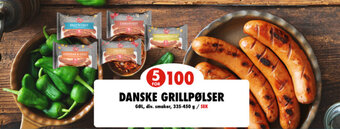 Danske grillpølser