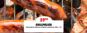 Nordby Supermarket Grillpølser tilbud