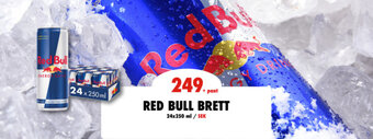 Nordby Supermarket Red bull brett tilbud