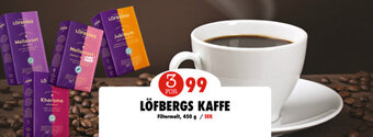 Nordby Supermarket Löfbergs kaffe tilbud