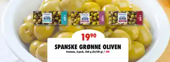 Spanske grønne oliven
