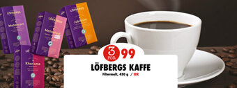 MaxiMat Svinesund Löfbergs kaffe tilbud