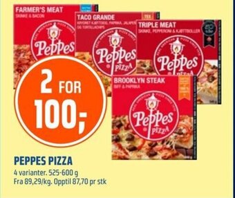 Coop Obs Peppes pizza tilbud