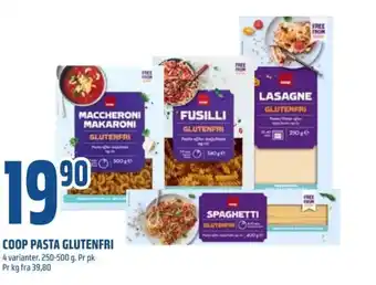 Coop Obs Coop pasta glutenfri tilbud