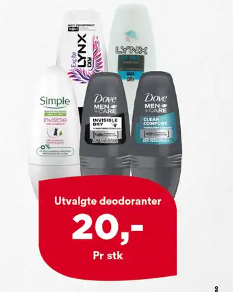 Utvalgte Deodoranter