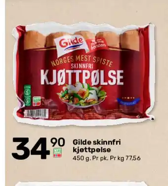 Matkroken Glide Skinnfri Kjøttpølse tilbud