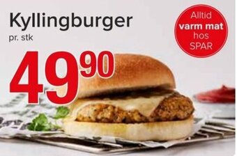 Spar Kyllingburger tilbud