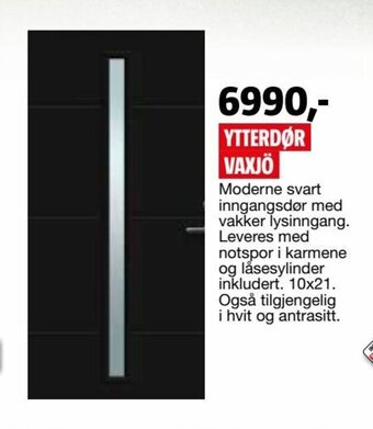 Bauhaus Ytterdør Växjö tilbud