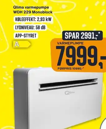 Skousen Qlima Varmepumpe tilbud