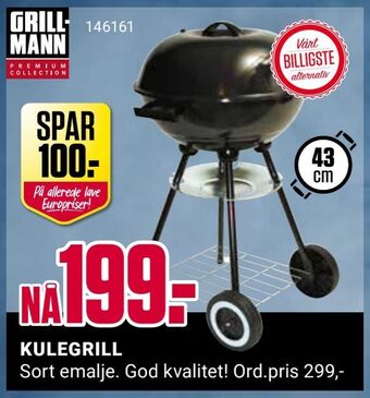Europris Kulegrill tilbud