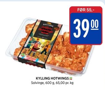 Rema 1000 Kylling hotwings tilbud