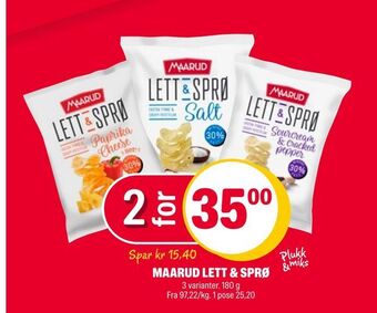 Coop Extra Maarud lett & sprø tilbud