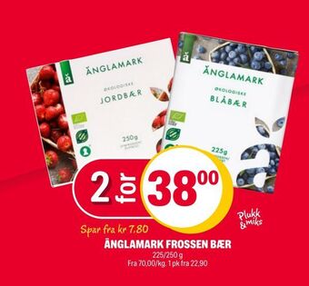 Coop Extra Änglamark frossen bær tilbud
