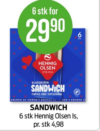 Kiwi Sandwich issnack tilbud