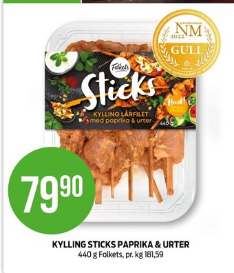 Kiwi Folkets kyllingspyd tilbud
