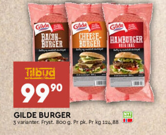 Coop Mega Gilde Burger tilbud