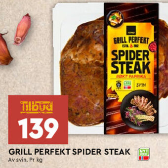 Coop Mega Grill Perfekt Spider Steak tilbud