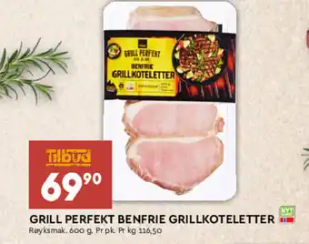 Coop Mega Grill Perfekt Benfrie Grillkoteletter tilbud