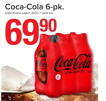 Eurospar Coca-Cola 6 pk tilbud