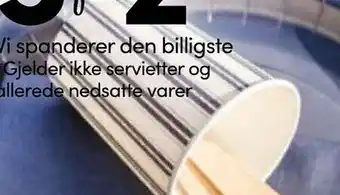 Pappkopp blå stripe