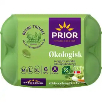 Meny Egg økologisk tilbud