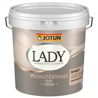 Maxbo Lady wonderwall hvit base 2.7l tilbud