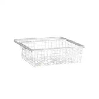 Maxbo Trådkurv uttrekkbar 60/40/2 hvit 605x430x185 mm elfa tilbud