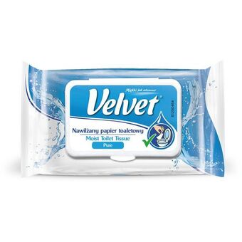 Megaflis Velvet moist fuktet toalettpapir tilbud