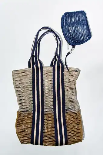 ZARA Shopper veske i netting tilbud