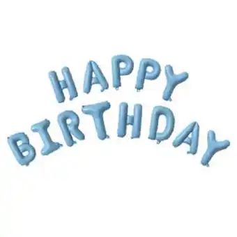 Panduro Happy b-day foil blå tilbud