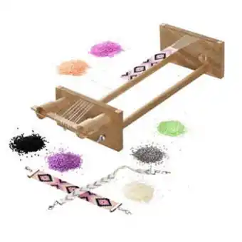Panduro Kit med perlevevramme, perler m.m. til veving av perlearmbånd tilbud