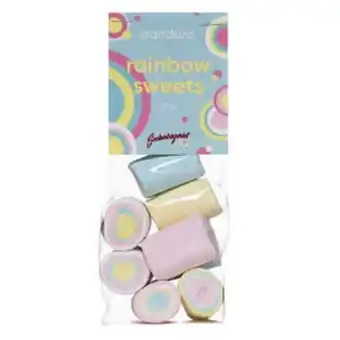Panduro Rainbow sweets – 65 gram luftig skumgodteri / marshmallows tilbud