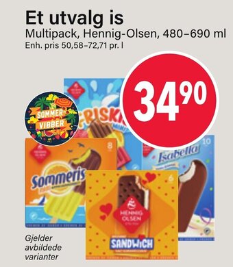 Nærbutikken Et utvalg is tilbud