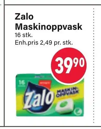 Nærbutikken Zalo Maskinoppvask tilbud