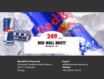 MaxiMat Svinesund Red Bull Brett tilbud