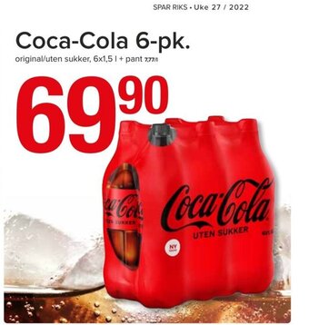 Spar Coca-cola 6-pk tilbud