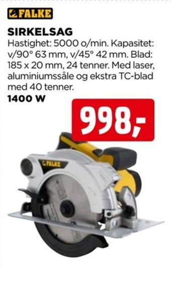 jem & fix Sirkelsag tilbud