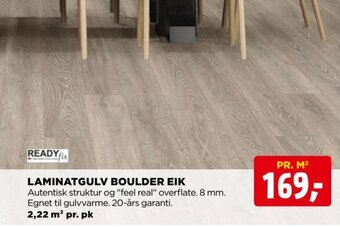jem & fix Laminatgulv boulder eik tilbud