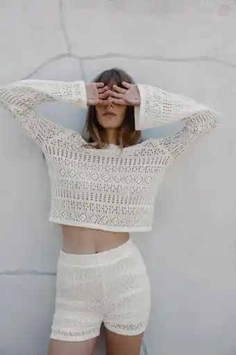 ZARA Shorts med høyt liv tilbud