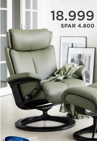 Møbelringen Stressless® Magic Signature stol tilbud